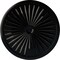 Ekena Millwork Leandros Ceiling Medallion (Fits Canopies up to 5"), 33 1/8"OD x 3 1/2"ID x 1 3/8"P, Black Pearl CM33LEBPS - alternate 1